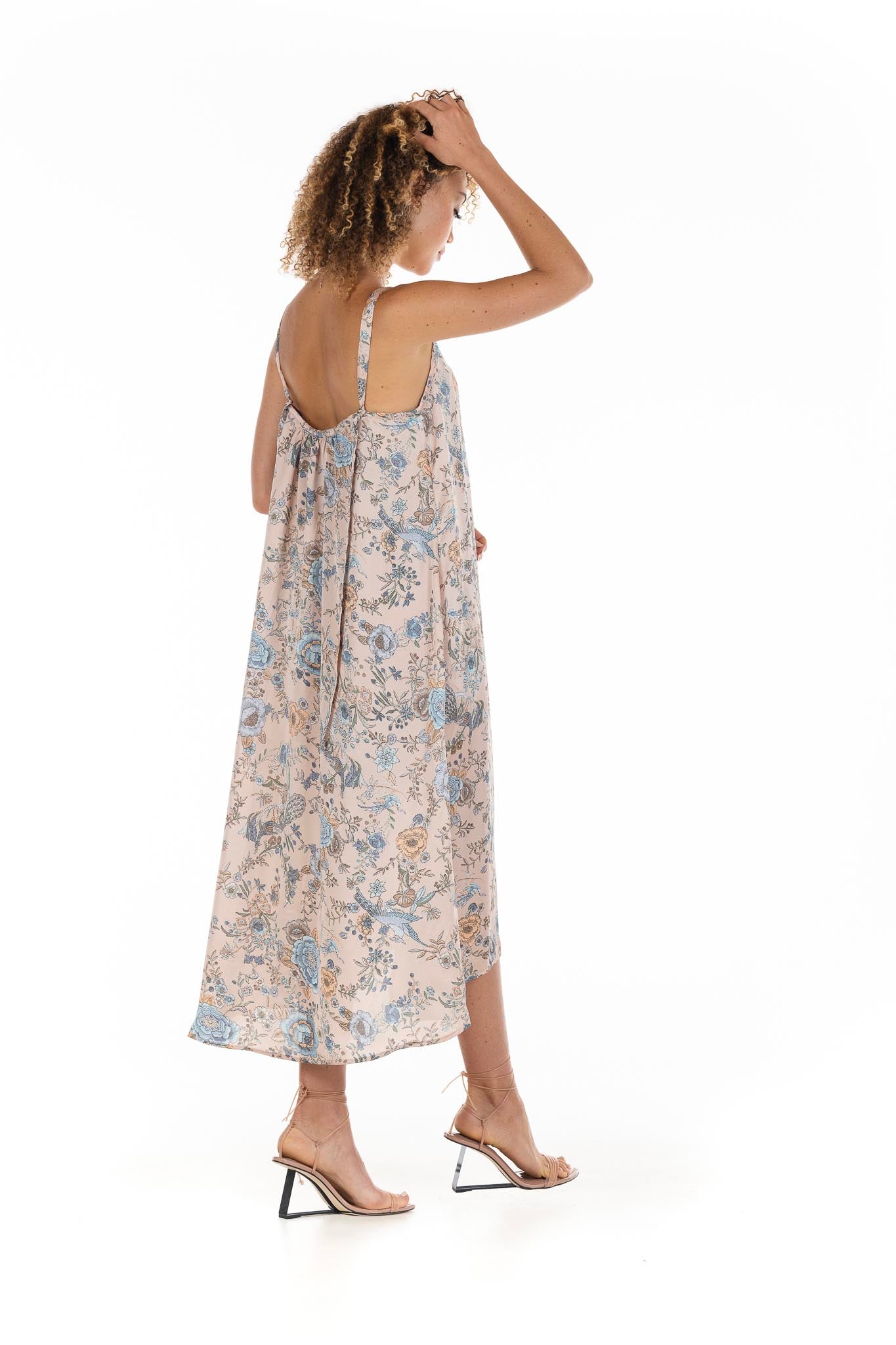 The Kailani Dress in Parisian Floral Side