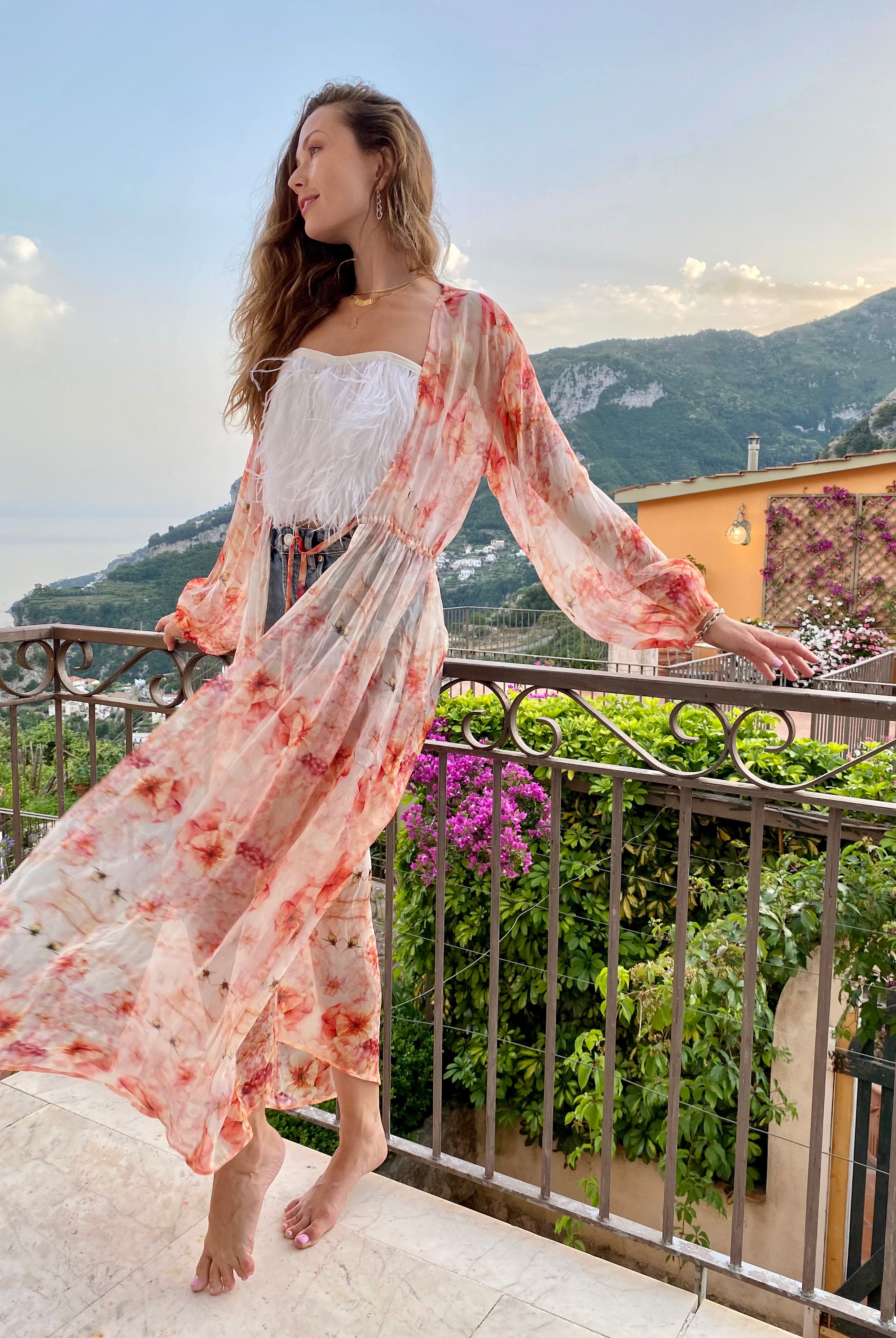 Amalfi Midi Dress--BOHO-1365